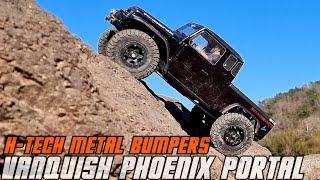 RC Car Vanquish VS4-10 Phoenix Portal Rock Crawling & Installing New Bumpers