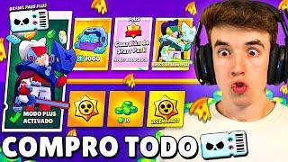 NUEVAS PIZZAS Y COMPRO *TODO* EL PASE de BATALLA de FUERZA STARR en BRAWL STARS