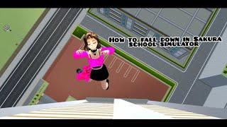 How to fall down in Sakura school simulator  @Sakur.a1095 