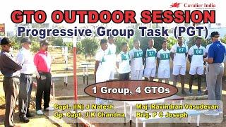 GTO Outdoor Session | Progressive Group Task (PGT) | 1 Group 4 GTOs | Best SSB Coaching in Bangalore