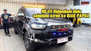 AKAN JADI HILUX TERKECE DI BIAK SETELAH DIDANDANI DI FERRARI VARIASI SURABAYA