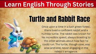 Turtle and Rabbit Race|English Story|Learn English Through Stories|StoryVerse English