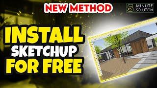How to install Sketchup for free 2024