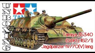 Unboxing del Jagdpanzer IV/70(V) lang de Tamiya 35340