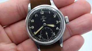 1944 WW2 Omega Rare and Collectable British Military Issue WWW Dirty Dozen Wristwatch cal 30t2
