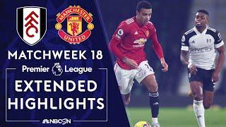 Fulham v. Manchester United | PREMIER LEAGUE HIGHLIGHTS | 1/20/2021 | NBC Sports