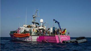 All migrants moved off Banksy-funded rescue vessel stranded in Mediterranean