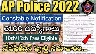 AP Police Constable Recruitment 2022 Full Details | Selection Process, Eligibility & Age Limit