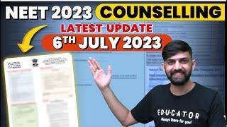  Breaking News: NEET 2023 Counselling Date | Documents required for NEET Counselling 2023 | Anmol
