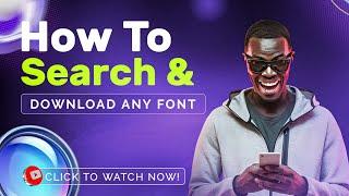 How To Download Fonts| Fonts Websites| Tutorial| Typography