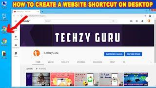 How to create shortcut to websites on desktop | How to make desktop shortcuts to websites