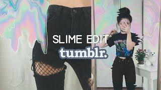 COMO HACER FOTOS TIPO TUMBLR || SLIME TUMBLR EDIT   || EDICION HOLOGRAFICA TUMBLR