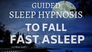 GUIDED SLEEP HYPNOSIS TO FALL FAST ASLEEP with DELTA WAVE Brain Entrainment