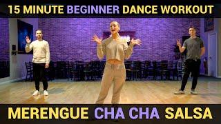 15 Minute Dance Workout - Merengue, Cha Cha, Salsa, Samba