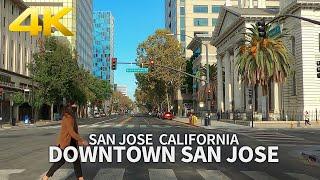 [4K] SAN JOSE - Driving Downtown San Jose, California, USA, Travel, 4K UHD