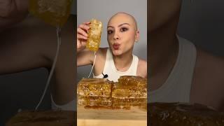 HONEYCOMB ASMR MUKBANG#shorts #mukbang #honey