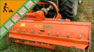 Trituradora de sarmientos y hierba para tractor AgriEuro PS 200 pesada - hidráulica