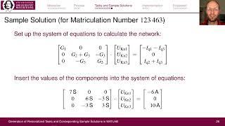 Generation of Personalized Tasks and Sample Solutions in MATLAB for Anonymous Peer Feedback