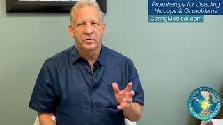 Prolotherapy for severe Hiccups, GI problems, and Headaches caused by Neck Injuries: George's case