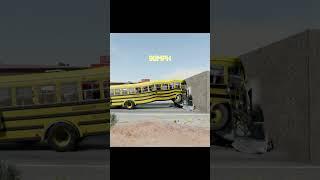 Hitting the wall by the bus | 3D ANIMATION #shorts