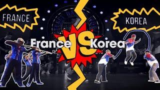 Франция VS Корея | Очень сильный танцевальный батл! Стиль: Popping