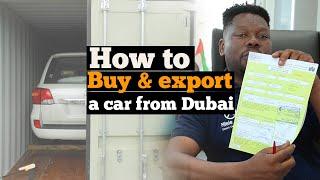 How to buy and export a car from Dubai! @Milelecorp