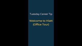 Quick Career Tips — Office Tour of Hiatt | #Shorts