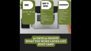 Week #1 Boot Camp Training