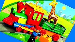 LEGO Duplo Zoo Train Shapes & Colors Playset Duplo Choo-Choo Train Toy Review Play Animal FluffyJet