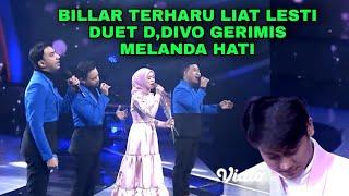 Rizki billar sampai terharu liat lesti nangis duet d,divo gerimis melanda hati