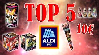 Top 5 Aldi Süd Feuerwerk Artikel 2023 für unter 10€ [FULL HD]