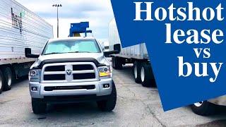 Pros And Cons To Leasing Over Buying Your Hotshot Truck