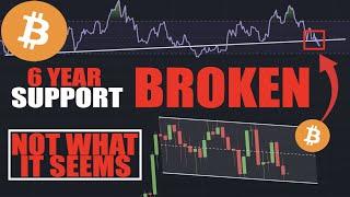 Bitcoin: 6 Year Support Broken - But It's NOT THAT SIMPLE! (BTC)