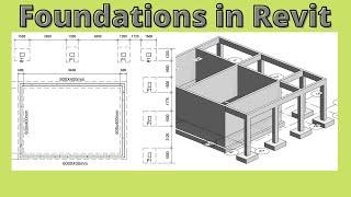 Revit foundation tutorial | How to create Revit foundation plan