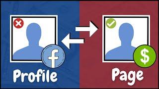 How To Convert a Facebook Profile to Facebook Page (TUTORIAL)