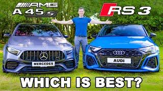 Audi RS3 v Mercedes-AMG A45 S: Which is best?