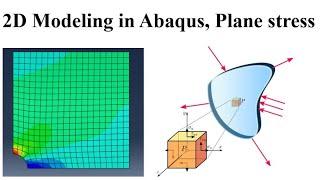 Abaqus tutorial for beginners: plane stress simulation of a hole plate