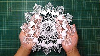 Beautiful paper cutting art, know how I did it