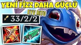 3 LEVELDE TEK ATMAK NEDİR RITO?? YENİ RÜN VE EŞYA DİZİLİMİ İLE FIZZ DAHA DA GÜÇLÜ!! | KFCEatbox