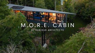 How the m.o.r.e. Cabin Redefines Eco-Friendly Living with Innovative Design on a Cliffside