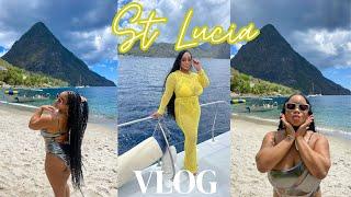 St Lucia Travel Vlog | Gros Islet Street Party | Sugar Beach | Party & More