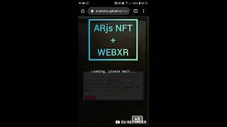 WebXR and AR.js NFT (image tracking)