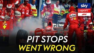 20 Times Pit Stops Went Wrong! inkl. Michael Schumacher & Hamilton | Formel 1