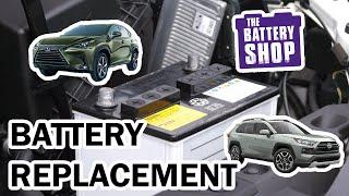 Toyota RAV4 and Lexus NX300 (1996 - 2021) - New Battery Install