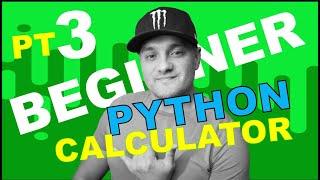 Python Calculator 2023 Pt 3 Error Handling