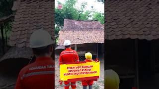 PERJUANGAN RUBUHIN RUMAH INI TERNYATA MASIH KOKOH  #shortviral #bedahrumah