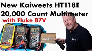 New Kaiweets 20k count HT118E Multimeter - deep dive with a Fluke 87V and the Hobotest HT118A