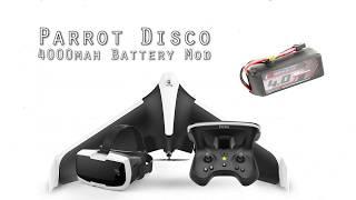 Parrot Disco - 4000mah Battery Upgrade and Install