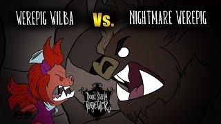 Don't Starve Together - BATTLE OF THE WEREPIGS! (Wilba vs. Nightmare Werepig)
