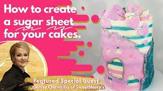 Sugar Sheet Technique Cake Trend Tutorial